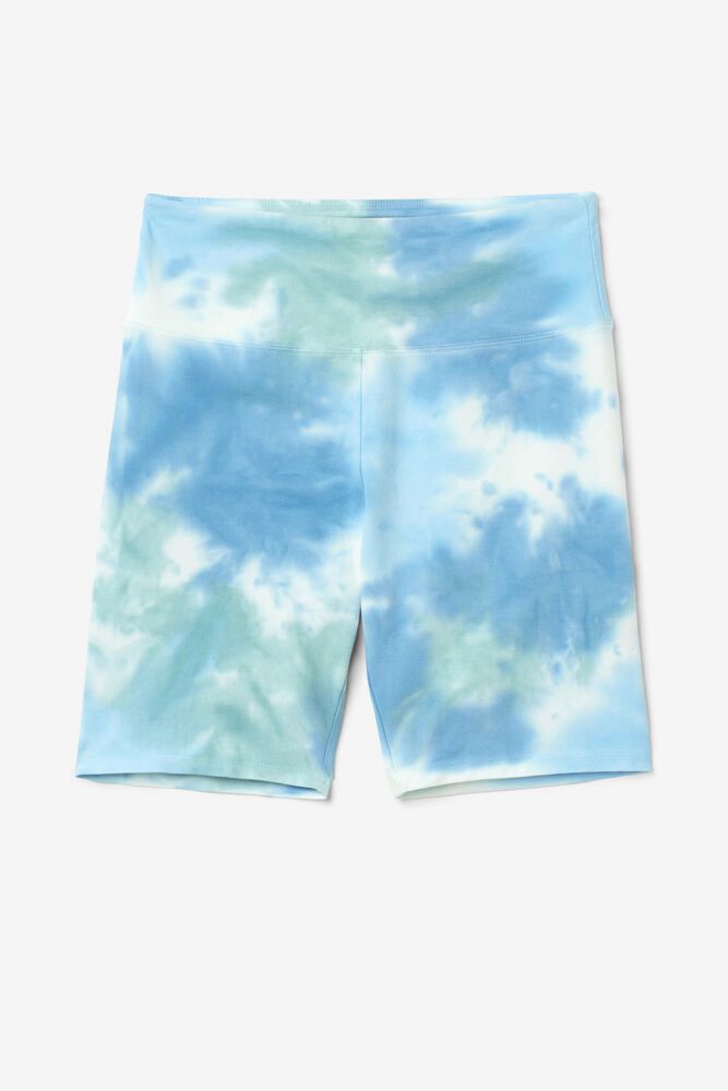 Fila Shorts Dame Blå Taima Tie Dye Bike OCM-628340